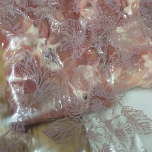 ♥　使いやすい豚肉の冷凍はこれ！　♥
